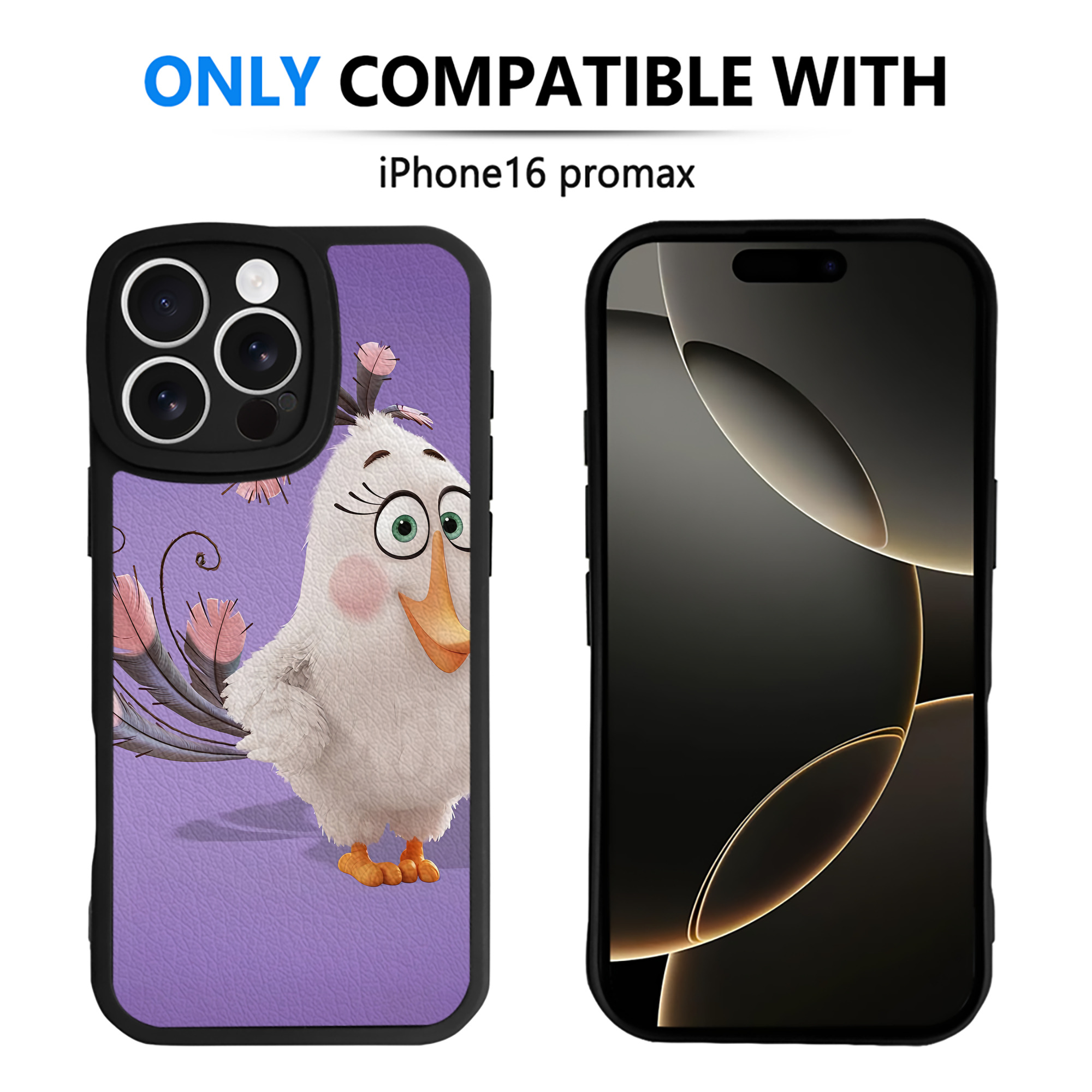 （画像用） Angry Birds アングリーバード 【iPhone 16シリーズ対応】シリコンスマホケース（レザー調） 材質：シリコン